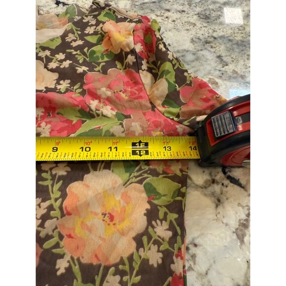 Vtg Ralph Lauren Floral Long Sleeve Mesh Top  Ruffle Y2K fairy grunge S read - Picture 5 of 16